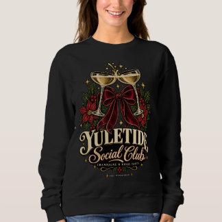 Sudadera Yuletide Social Club Champagne Christmas Sweatshir