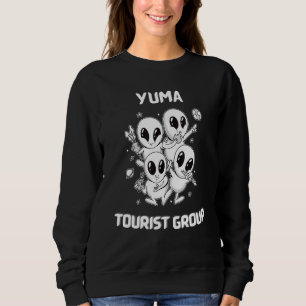 Sudadera Yuma Nativo Orgullo Alien Divertido espacio turíst