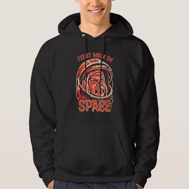 Sudadera Yuri Gagarin astronauta cosmonauta primer espacio  (Anverso)