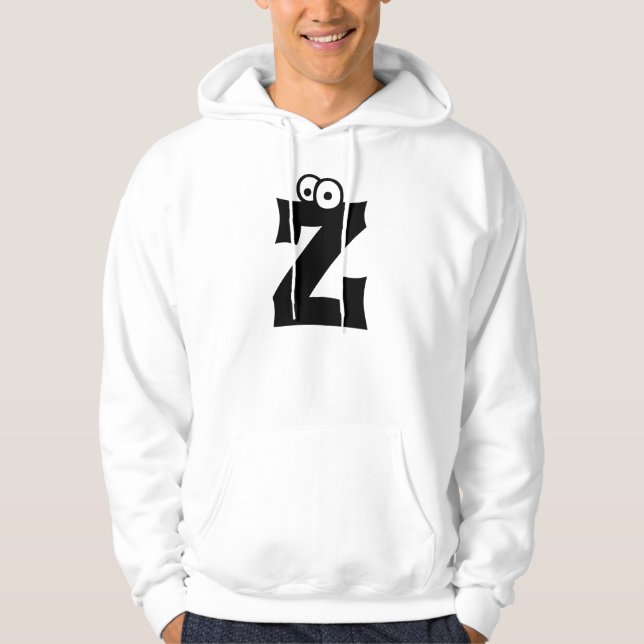 Sudadera Z, carta con ojos (Anverso)