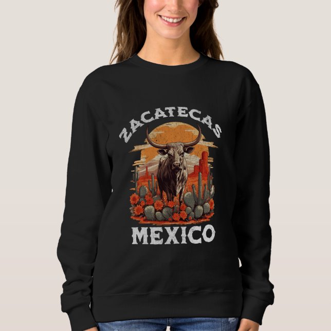 Sudadera Zacatecas México Mi pueblo querido (Anverso)