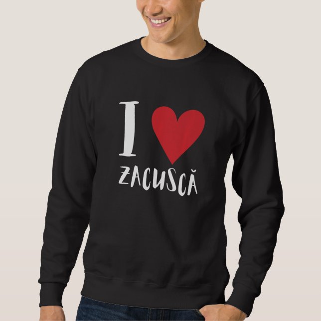 Sudadera Zacusca Mamaliga Comida rumana moldava rumana (Anverso)