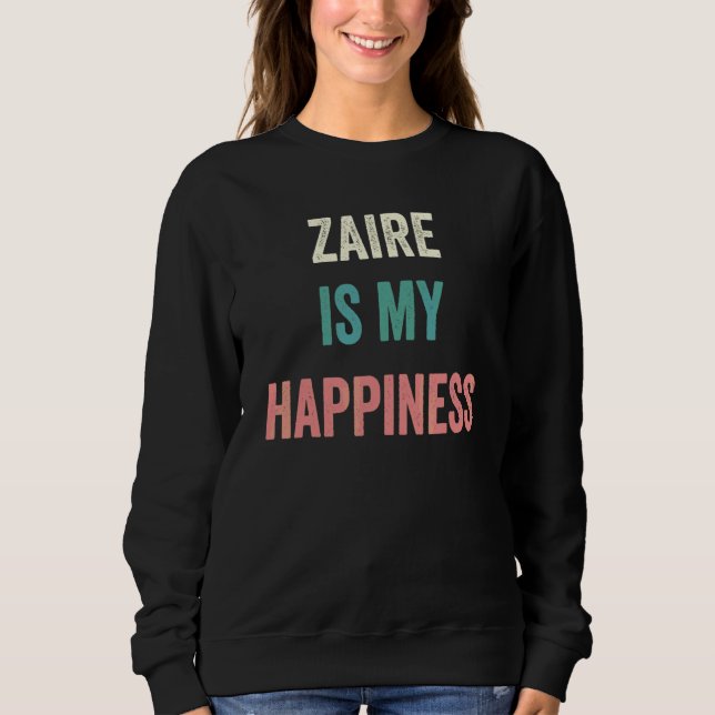 Sudadera Zaire Es Mi Felicidad (Anverso)
