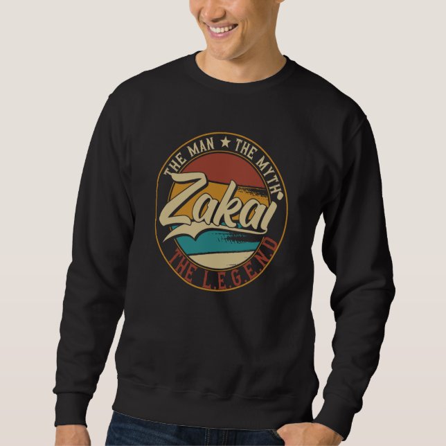 Sudadera Zakai The man the myth the legend (Anverso)