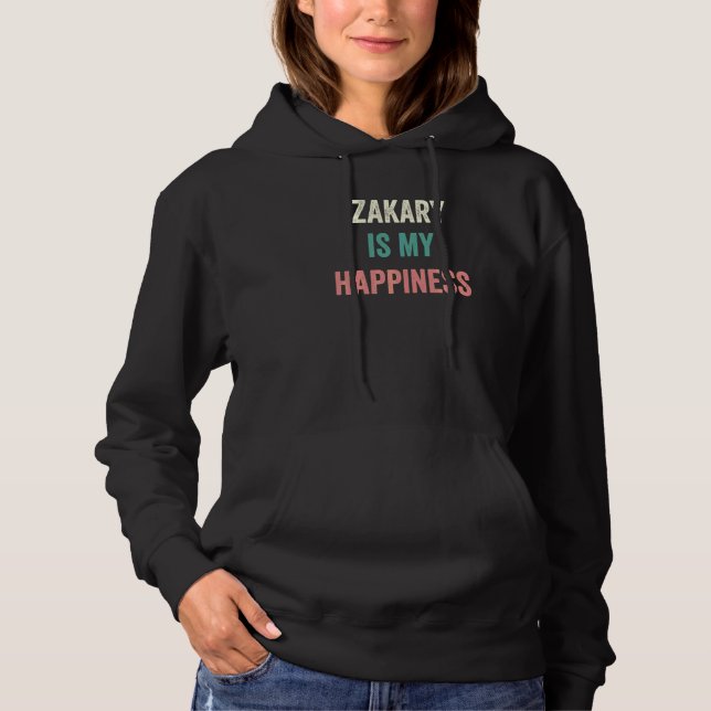 Sudadera Zakary Es Mi Felicidad   (Anverso)