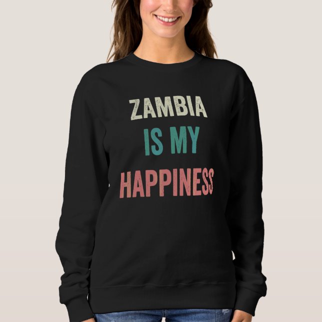 Sudadera Zambia Es Mi Felicidad (Anverso)