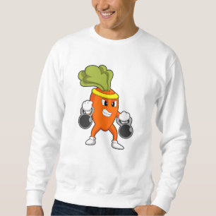 Sudadera Zanahoria en Fitness con campanas de dumbos