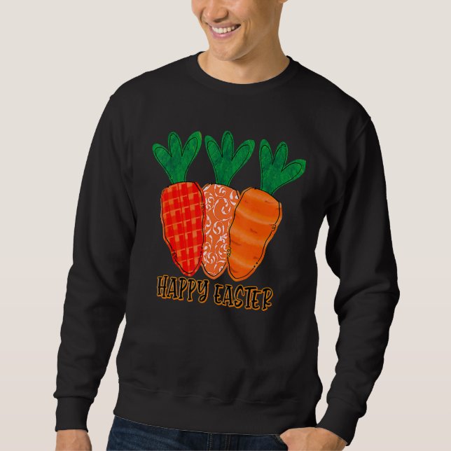 Sudadera Zanahorias Para La Zanahra De Conejo De Primavera  (Anverso)