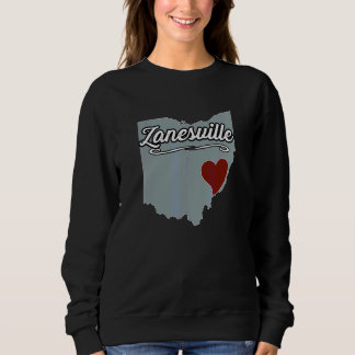 Sudadera Zanesville Ohio OH Ciudad Estado EE. UU. Recuerdo