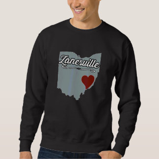 Sudadera Zanesville Ohio OH Ciudad Estado EE. UU. Recuerdo