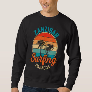 Sudadera Zanzíbar Surfing Tanzania Palm Beach Paradise Souv