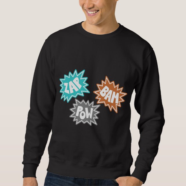 Sudadera ZAP al PRISIONERO DE GUERRA FX sano cómico - (Anverso)