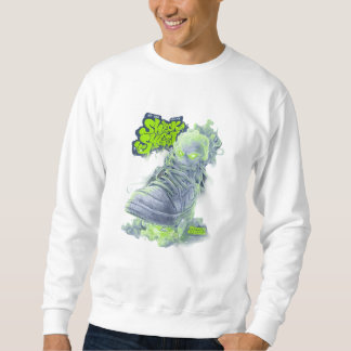 Sudadera Zapatilla Fantasma Skest – Arte Callejero Verde Ne