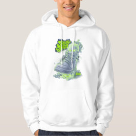 Sudadera Zapatilla Fantasma Skest – Arte de Streetwear Verd
