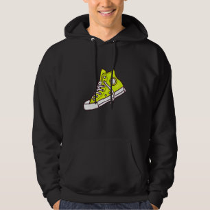 Sudadera Zapatillas Geniales De Patinaje Verdes Gráficos De