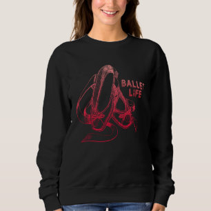 Sudadera Zapatos de baile de ballet Vida Danza contemporáne