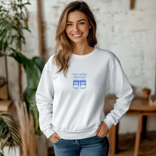 Sudadera Zapatos de bebé azul claro para el día de las prim (Subido por el creador)