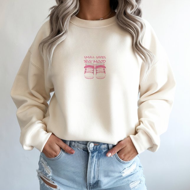 Sudadera Zapatos de bebé rosa claro para el primer día de m (Subido por el creador)