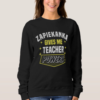 Sudadera Zapiekanka me da poderes de profesor Humor de prof