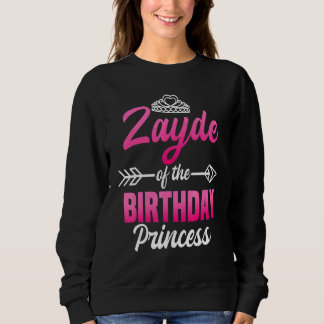 Sudadera Zayde De La Princesa De Cumpleaños Fiesta Bday Cel