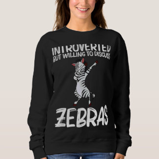 Sudadera Zebra For Men Women African Zoo Animal 1