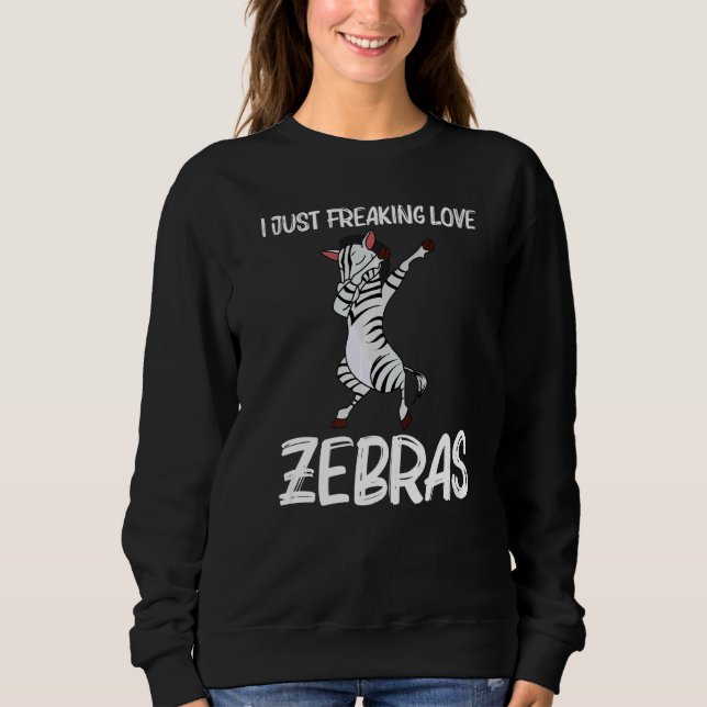 Sudadera Zebra For Men Women African Zoo Animal   7 (Anverso)