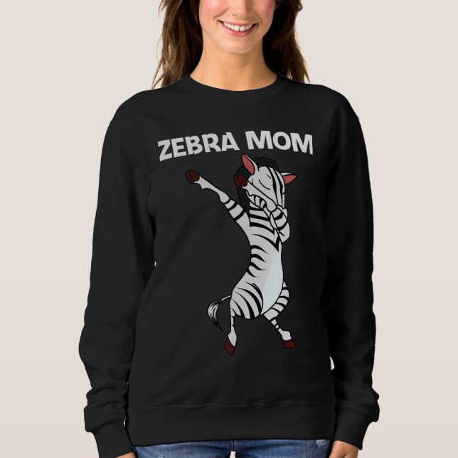 Sudadera Zebra For Mom Mother African Zoo Animal (Anverso)