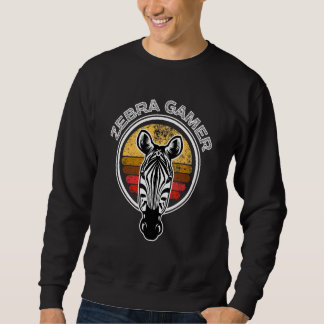 Sudadera Zebra Gamer Can't Hear You I'm Gaming Zebra Gamer