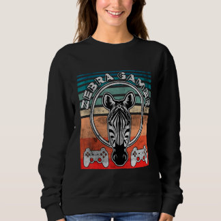 Sudadera Zebra Gamer No Puede Escucharte Estoy Jugando Zebr