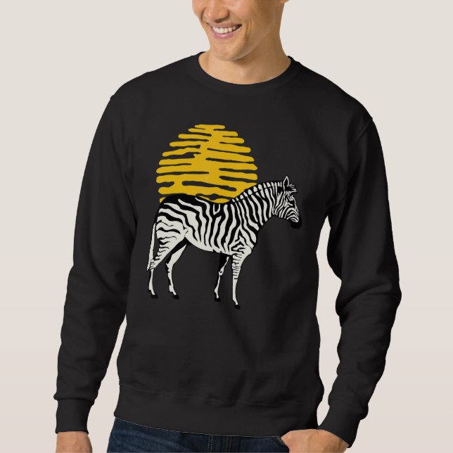Sudadera Zebra Gráfica Curte Print Love Nature Zebras Wildl (Anverso)