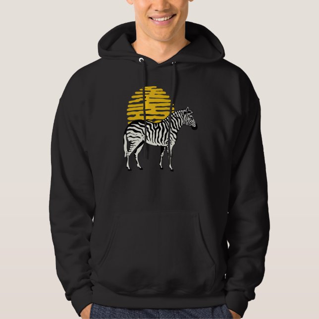 Sudadera Zebra Gráfica Curte Print Love Nature Zebras Wildl (Anverso)