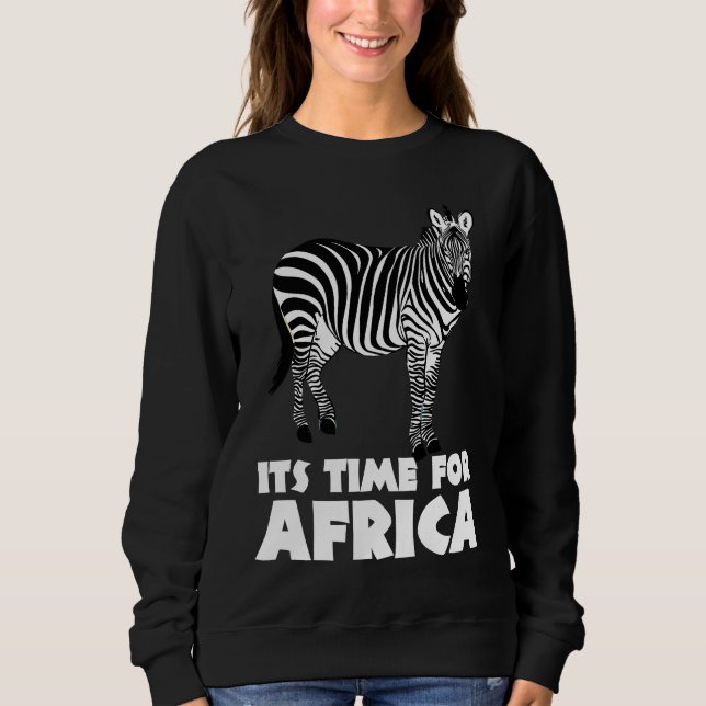 Sudadera Zebra Horse Africa Animal Safari Boy Wild (Anverso)