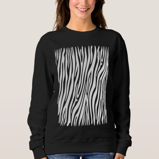Sudadera Zebra Pattern Carnival Costume Zebra Stripes Fancy (Anverso)