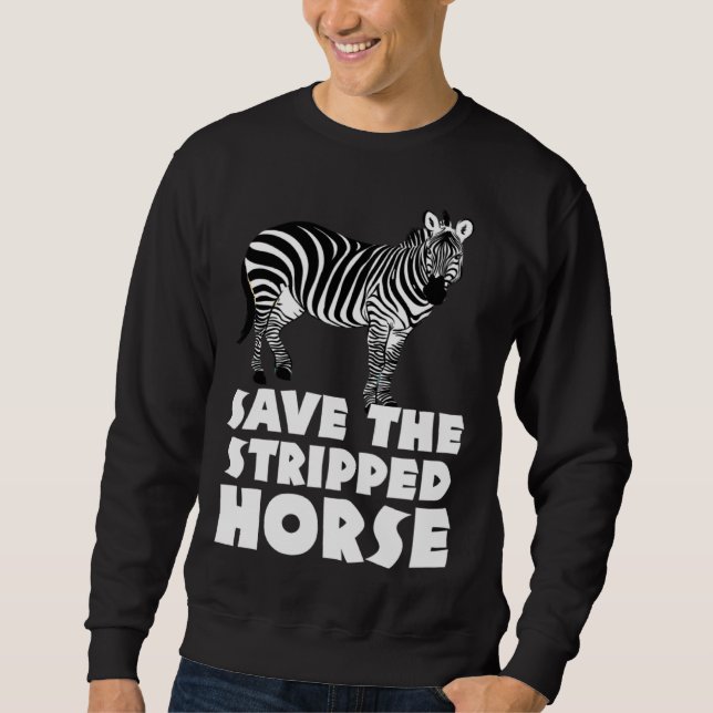 Sudadera Zebra safari zookeeper  Africa for men women horse (Anverso)