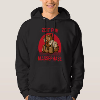 Sudadera Zeit Für Massephase Backprint Bodybuilding
