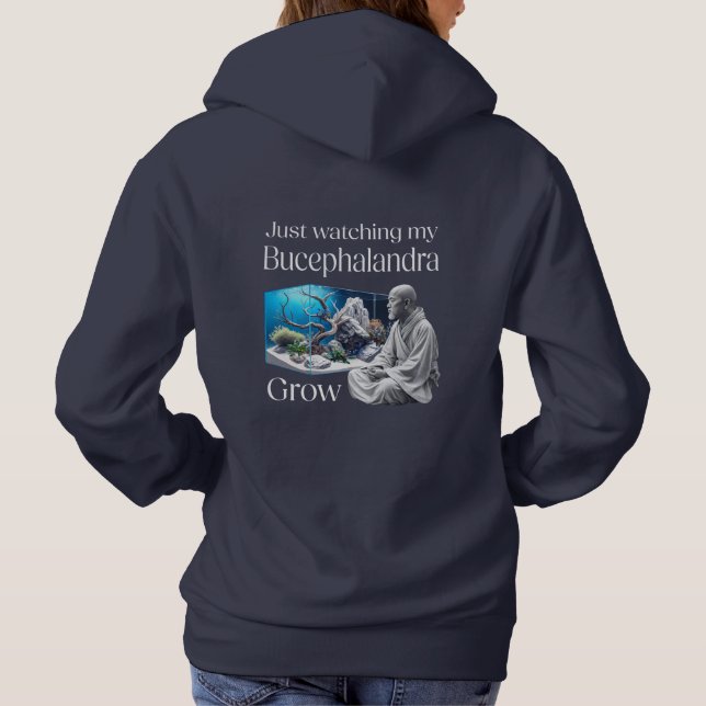 Sudadera Zen and Bucephalandra – The Art of Aquascaping (Reverso)