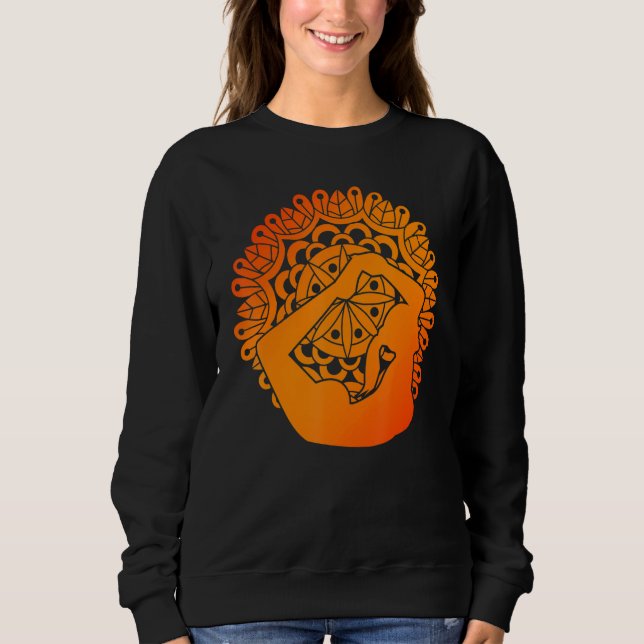 Sudadera Zen Buddhism Spiritual Mediation Mandala Yoga (Anverso)