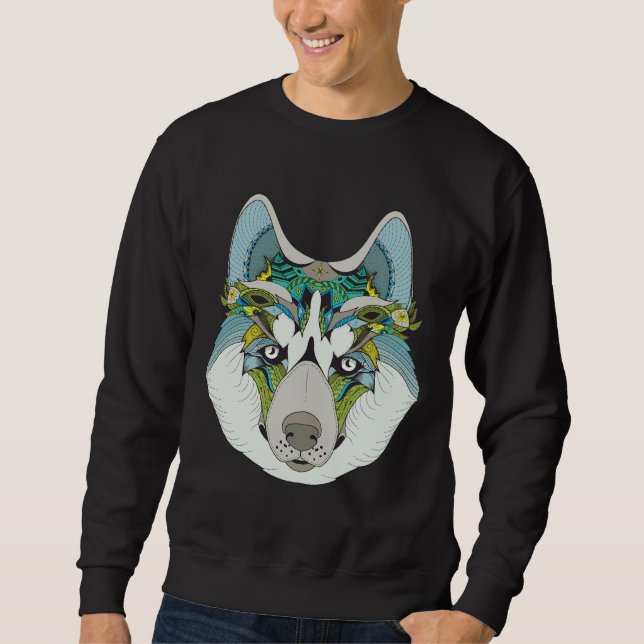 Sudadera Zenart Patterned Husky (Anverso)