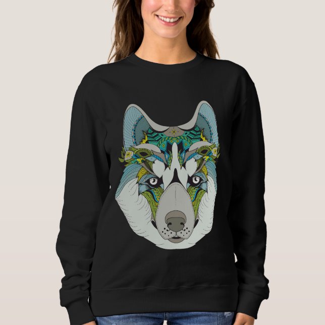 Sudadera Zenart Patterned Husky (Anverso)