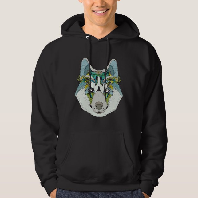 Sudadera Zenart Patterned Husky (Anverso)