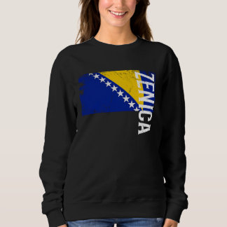 Sudadera Zenica Bosnia Bandera para hombres mujeres niños b