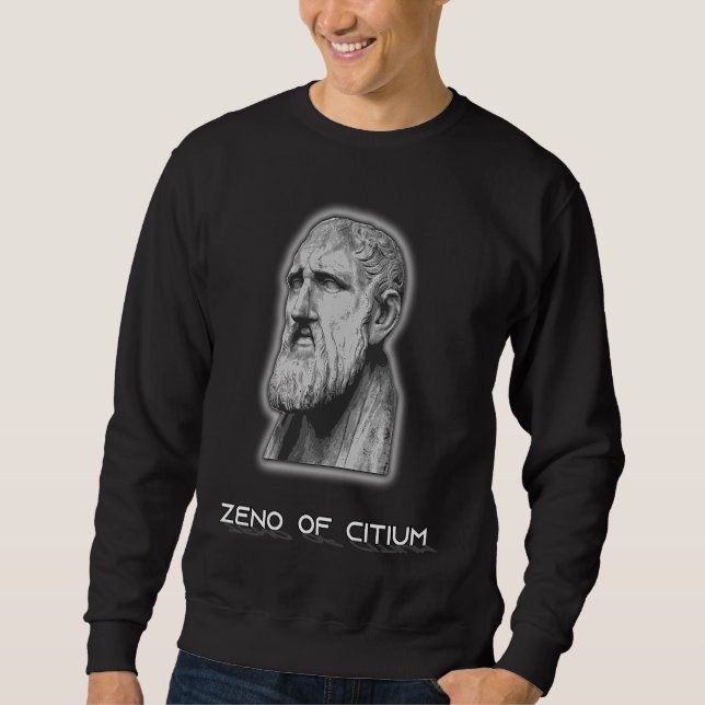 Sudadera Zeno de cicio fundador de la escuela Stoic. Padre  (Anverso)