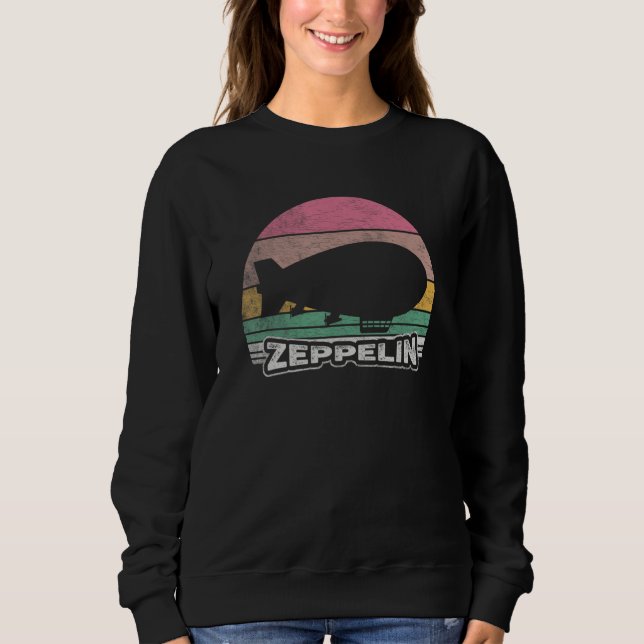 Sudadera Zeppelin Vintage Retro Zeppelin Airship (Anverso)