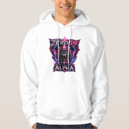 Sudadera ZERO69 El Lobo Neon Alfa