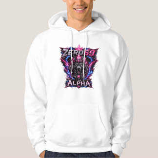 Sudadera ZERO69 El Lobo Neon Alfa