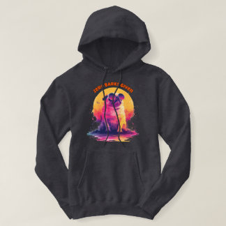 Sudadera Zero Barks Given | Camiseta divertida de Pug retro