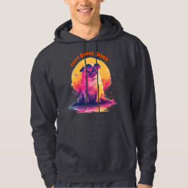Sudadera Zero Barks Given | Funny Retro Pug Men Hoodie