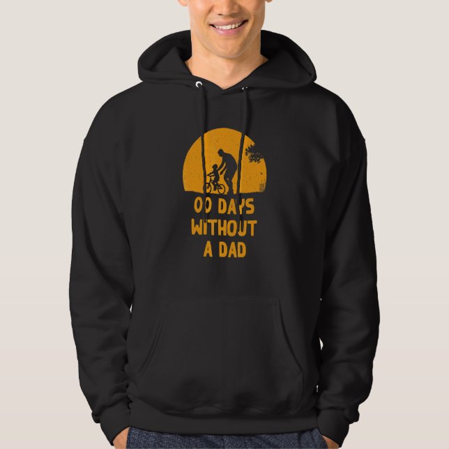 Sudadera Zero Days Without A Dad Joke Father's Day Sayings  (Anverso)