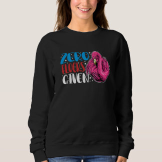 Sudadera Zero Flocks Given Animal Flamingo For Men Women