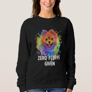 Sudadera Zero Fluffs Given Pomeranian Pom Pom Humor Dog  1